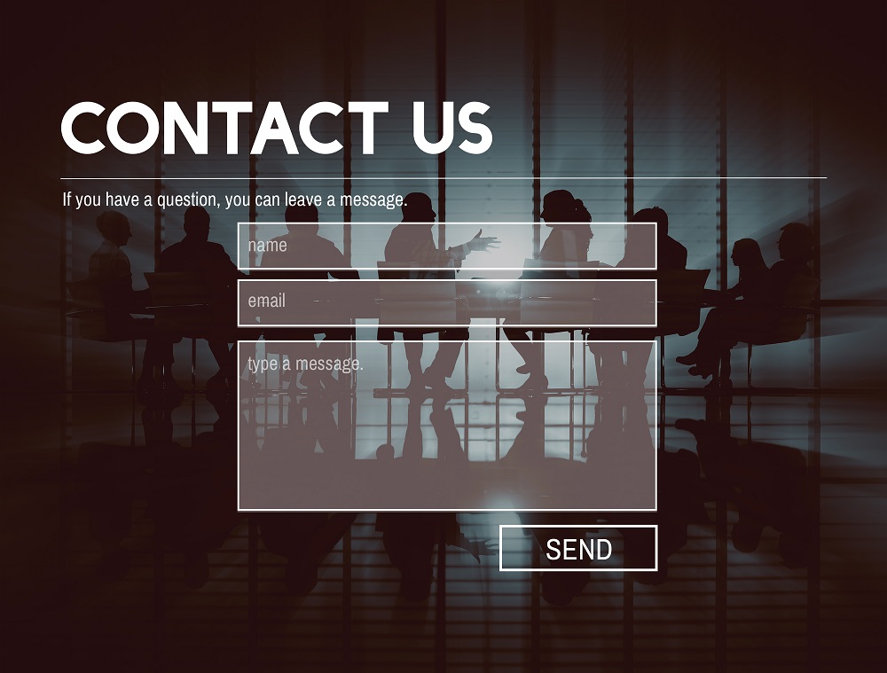 Contact Us Call Service Customer Care Website Webpage Concept