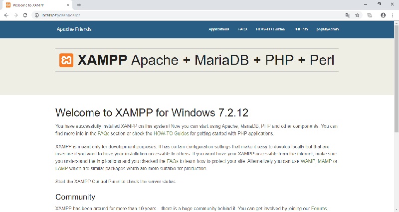 PHP 開発環境 XAMPP 使い方 プログラマカレッジ