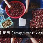 PHP【 配列 】array_filter でフィルター